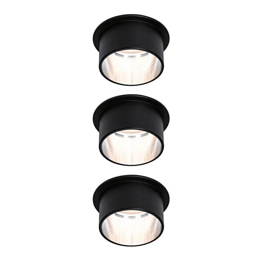 Paulmann 93383 - SET 3xLED/6W IP44 Dimmable bathroom recessed light GIL 230V