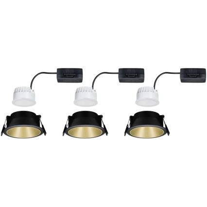 Paulmann 93404 - SADA 3xLED/6,5W IP44 Dimmable bathroom recessed light COLE 230V