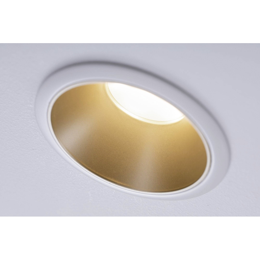 Paulmann 93406 - SET 3xLED/6,5W IP44 Dimmable bathroom recessed light COLE 230V