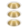 Paulmann 93406 - SET 3xLED/6,5W IP44 Dimmable bathroom recessed light COLE 230V