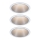 Paulmann 93410 - SET 3xLED/6,5W IP44 Dimmable bathroom recessed light COLE 230V