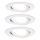 Paulmann 93449 - SET 3xLED/6,5W IP23 Bathroom recessed light NOVA 230V