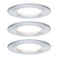 Paulmann 93462 - SET 3xLED/6W IP44 Bathroom recessed light NOVA 230V