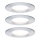 Paulmann 93462 - SET 3xLED/6W IP44 Bathroom recessed light NOVA 230V