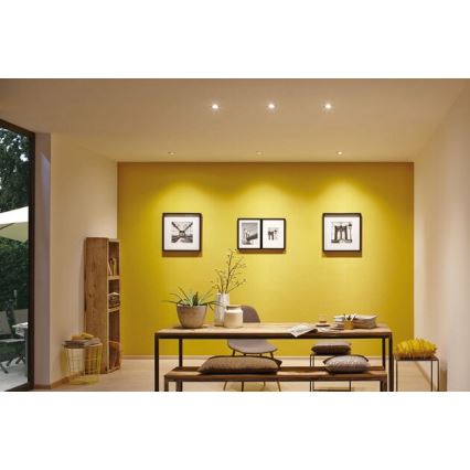 Paulmann 93483 - SET 3xLED/6,5W IP23 Dimmable bathroom recessed light NOVA 230V