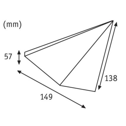 Paulmann 93584 - SET 2xLED/6,2W IP44 Furniture lighting KITE 230V