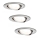 Paulmann 93607 - SET 3x LED GU10/7W IP23 Dimmable bathroom light NOVA 230V