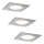 Paulmann 93615 - SET 3x LED/7W IP44 Dimmable bathroom recessed light 230V