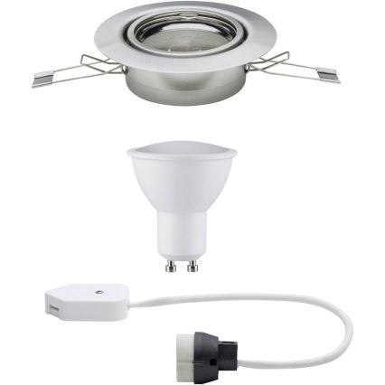 Paulmann 93849 - LED-GU10/4,5W/230V Recessed light PREMIUM LINE 230V