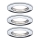 Paulmann 93853 - SET 3xLED-GU10/4,5W Suspended ceiling light STARR 230V