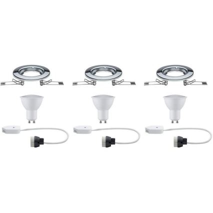Paulmann 93853 - SET 3xLED-GU10/4,5W Suspended ceiling light STARR 230V