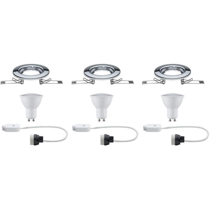 Paulmann 93853 - SET 3xLED-GU10/4,5W Suspended ceiling light STARR 230V