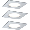 Paulmann 93895 - SET 3xLED/6W IP44 Dimmable bathroom recessed light NOVA 230V