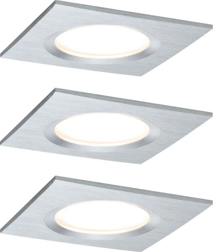Paulmann 93895 - SET 3xLED/6W IP44 Dimmable bathroom recessed light NOVA 230V