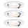 Paulmann 93942 - SET 3xLED/6,8W IP23 Dimmable bathroom recessed light COIN 230V