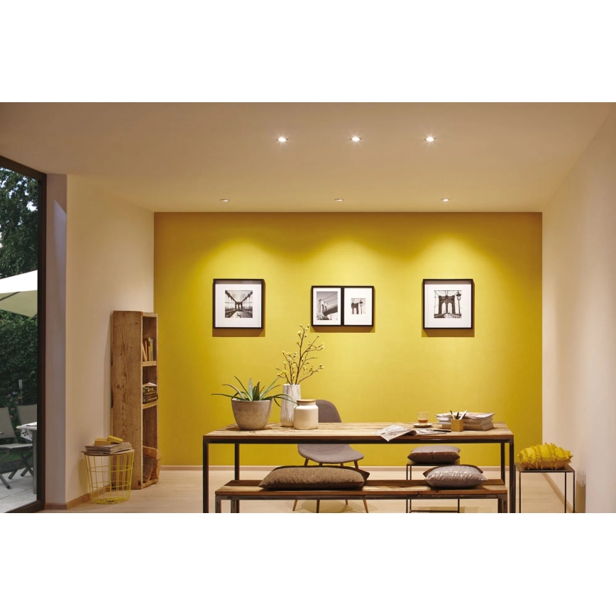Paulmann 93942 - SET 3xLED/6,8W IP23 Dimmable bathroom recessed light COIN 230V