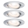 Paulmann 93943 - Set of 3 LED 6.8 W IP23 Dimmable Bathroom Recessed Downlights COIN 230 V