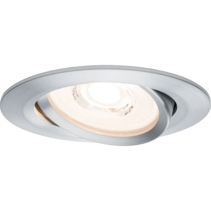 Paulmann 93943 - Set of 3 LED 6.8 W IP23 Dimmable Bathroom Recessed Downlights COIN 230 V