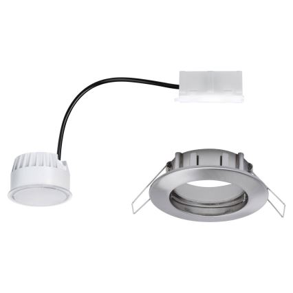 Paulmann 93975 - LED/6,8W IP44 Bathroom recessed light COIN 230V