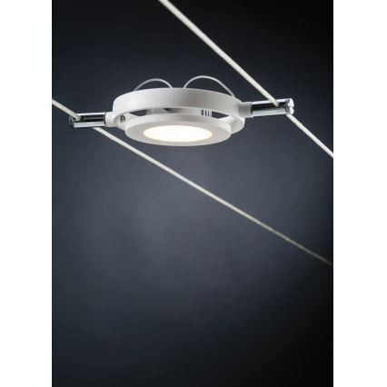 Paulmann 94106 - SET 6xLED/4W Spotlight for a string system ROUNDMAC 230V white