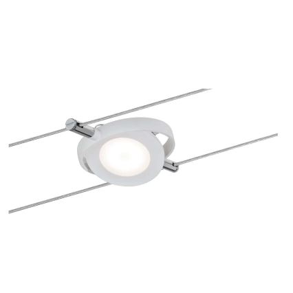 Paulmann 94106 - SET 6xLED/4W Spotlight for a string system ROUNDMAC 230V white