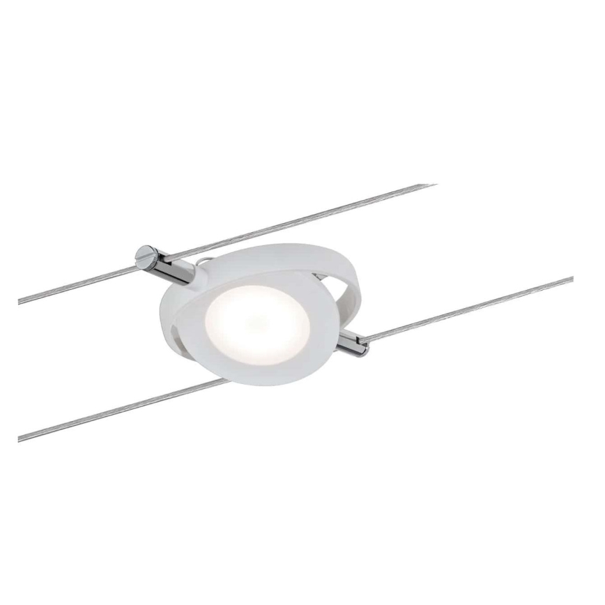 Paulmann 94106 - SET 6xLED/4W Spotlight for a string system ROUNDMAC 230V white