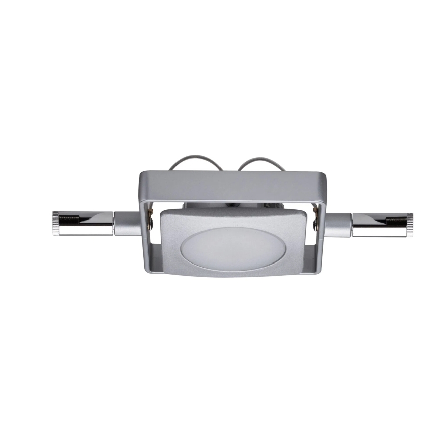 Paulmann 94107 - Set of 4 LED spotlights, 4.3W each, for MAC 230V cable system, matte chrome