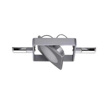 Paulmann 94107 - Set of 4 LED spotlights, 4.3W each, for MAC 230V cable system, matte chrome