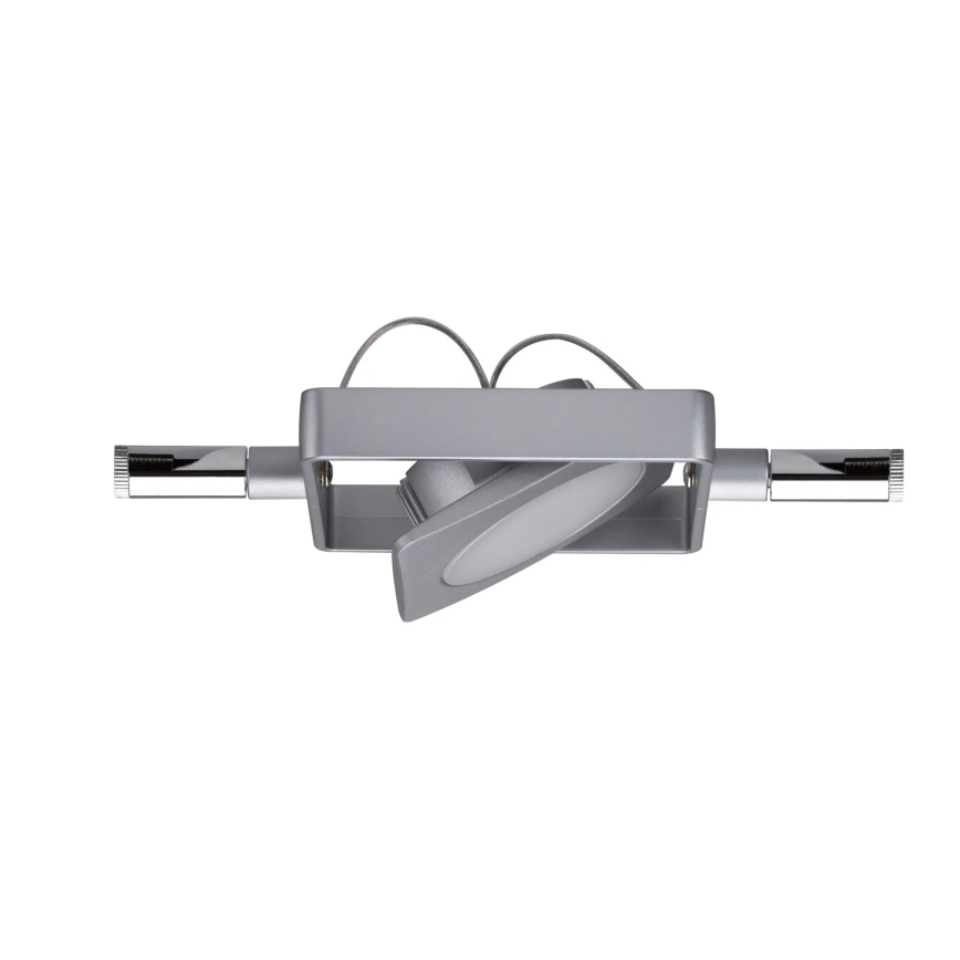 Paulmann 94107 - Set of 4 LED spotlights, 4.3W each, for MAC 230V cable system, matte chrome