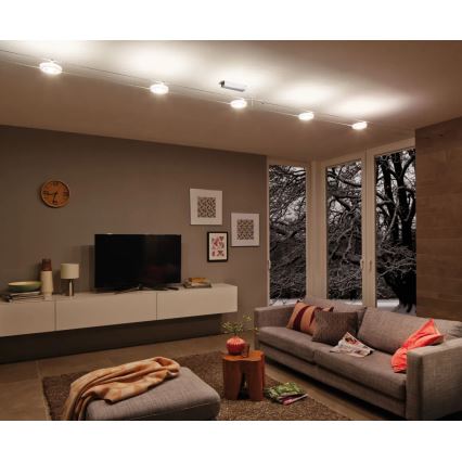 Paulmann 94109 - SET 5xLED/4,3W Complete MAC cable system 230V white