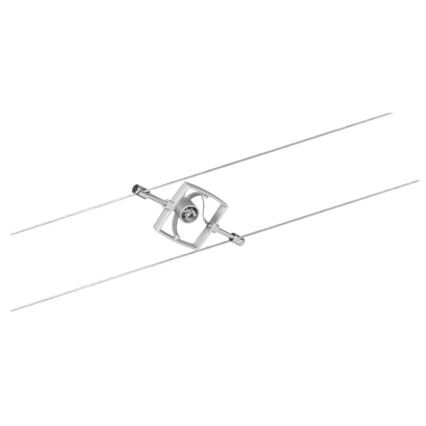 Paulmann 94133 - Complete MAC 230V Cable Lighting System, Set with 5 x GU5.3/10W, Matte Chrome