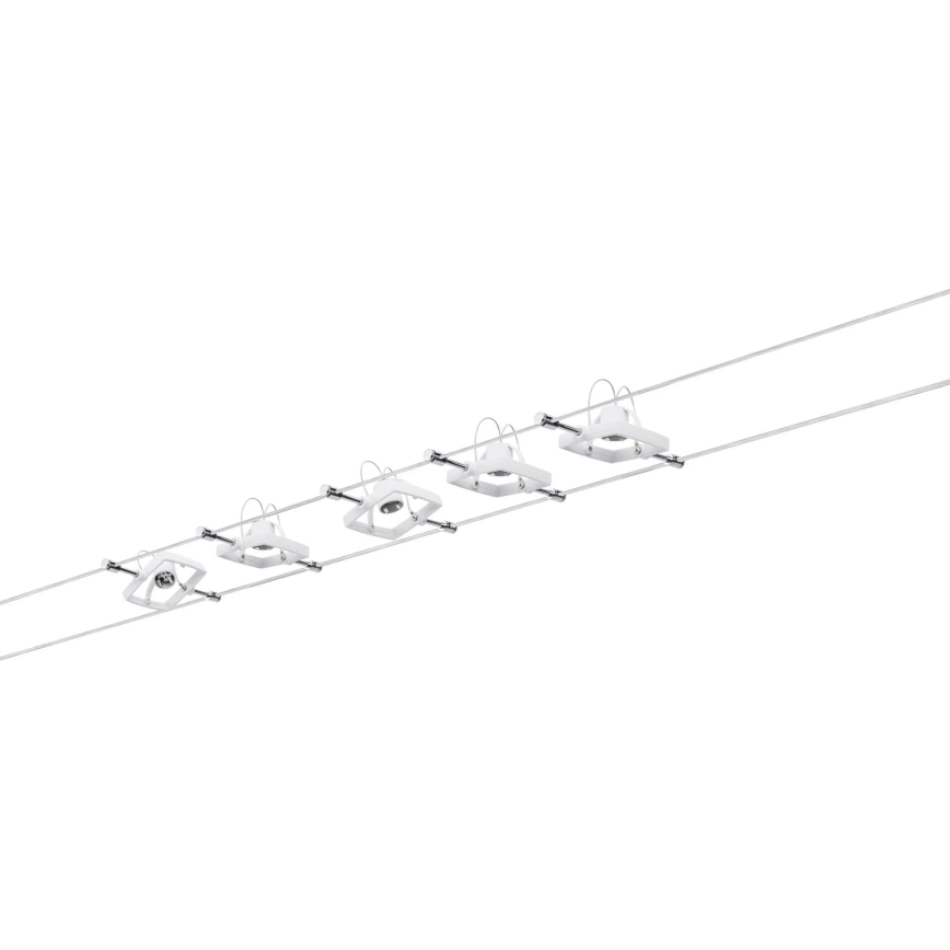 Paulmann 94134 - SET 5xGU5,3/10W Spotlight for a string system MAC 230V white