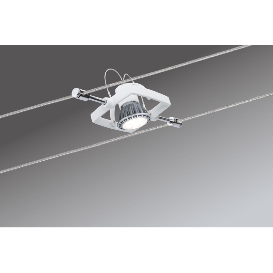 Paulmann 94134 - Set of 5 x GU5.3/10W Complete MAC 230V cable lighting system, white