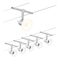 Paulmann 94136 - SET 5xGU5,3/10W Spotlight for string system SHEELA 230V shiny chrome