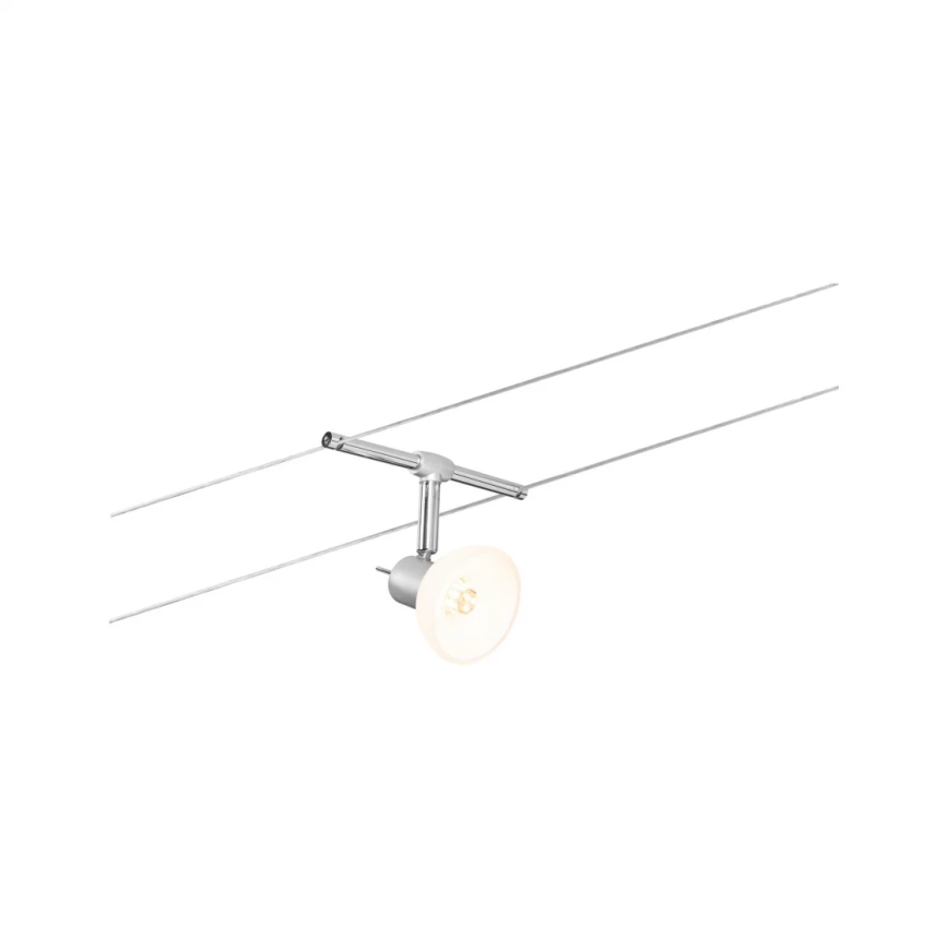 Paulmann 94136 - SET 5xGU5,3/10W Spotlight for string system SHEELA 230V shiny chrome