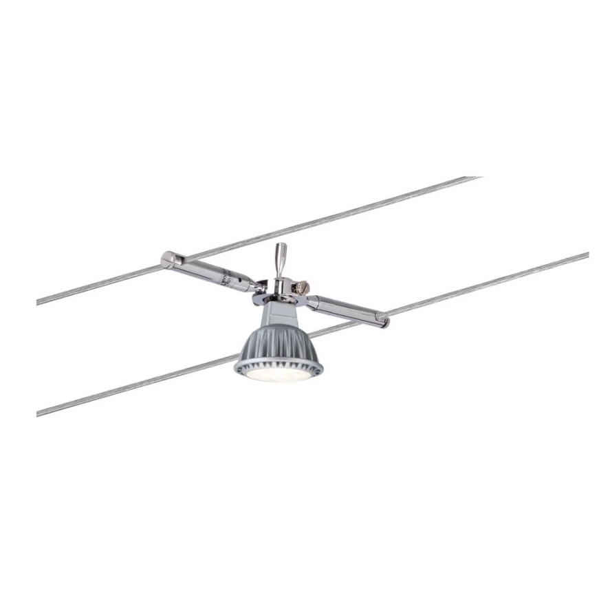 Paulmann 94147 - 1xGU5,3/10W Spotlight for TOGO cable lighting system 12V matte chrome