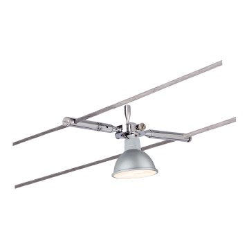 Paulmann 94147 - 1xGU5,3/10W Spotlight for TOGO cable lighting system 12V matte chrome