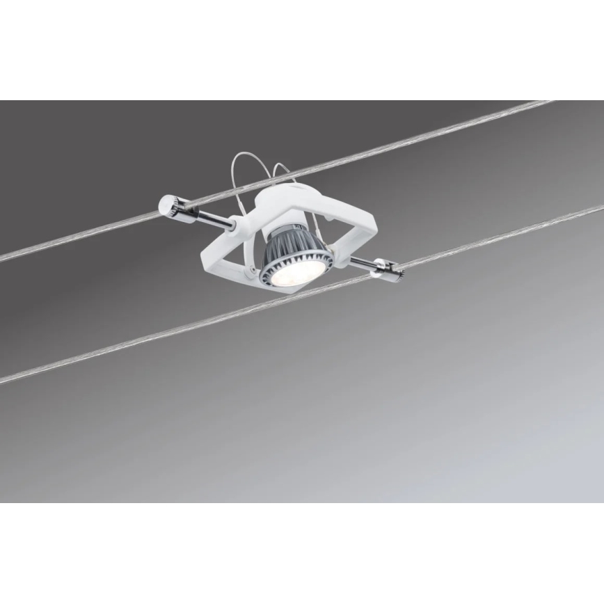 Paulmann 94149 - SET 5xGU5,3/10W Spotlight for a string system TECH 230V white