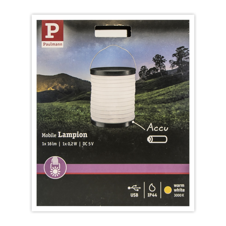 Paulmann 94169 - LED/0,2W IP44 Outdoor decorative light MOBILE 3,7V