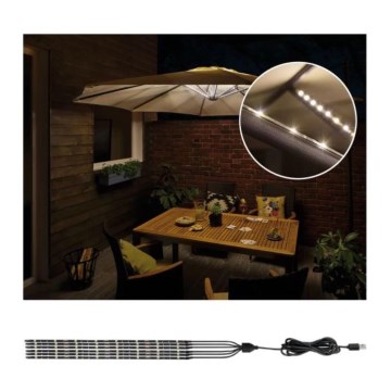 Paulmann 94219 - LED/1,8W Parasol lighting 5V/USB 2,02m