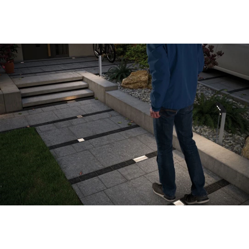 Paulmann 94238 - LED/0,7W IP67 Driveway solar light with sensor ARON 3,7V