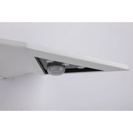 Paulmann 94244 - LED/1.2W IP44 Solar wall light with sensor YOKO 3.7V 1800 mAh white