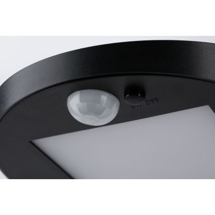 Paulmann 94249 - LED/1,2W IP44 Outdoor solar lamp with sensor RYSE 3,7V 1800 mAh