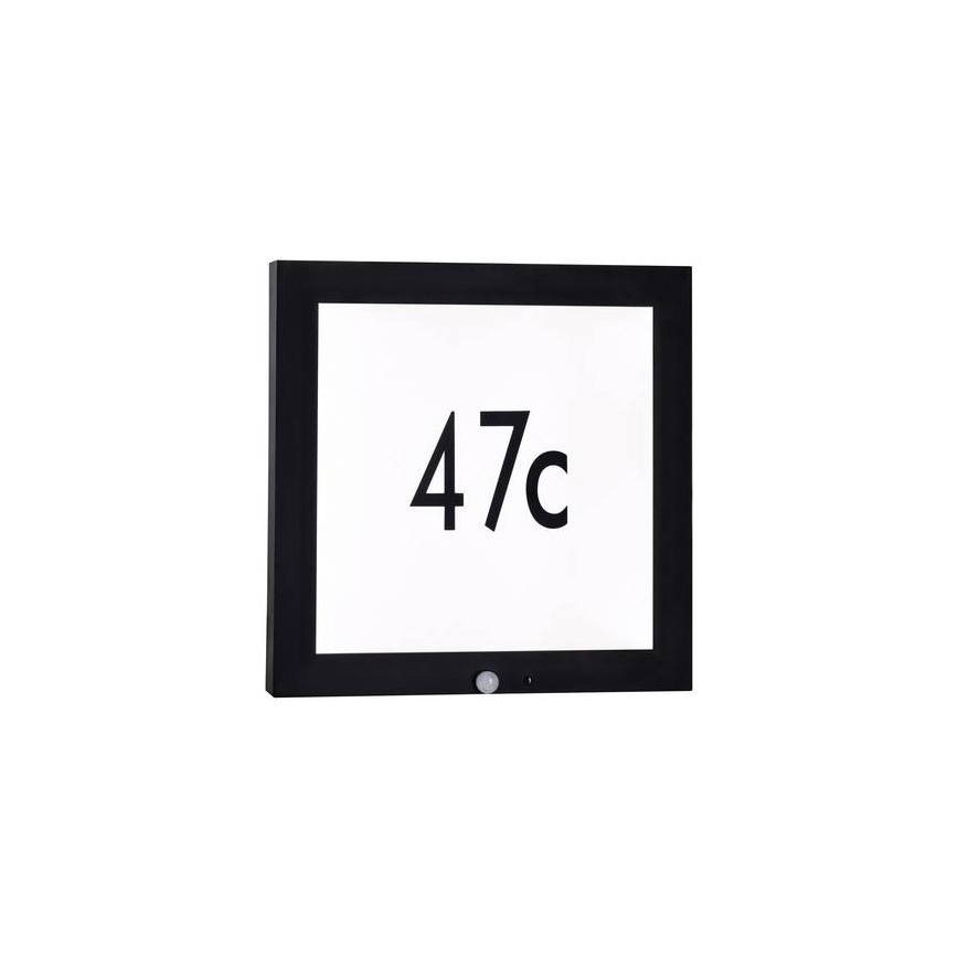 Paulmann 94255 - LED/13W IP44 House number with a sensor 230V