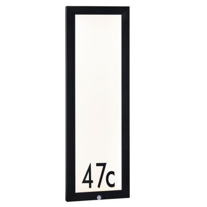 Paulmann 94257 - LED/19W IP44 House number with sensor 230V