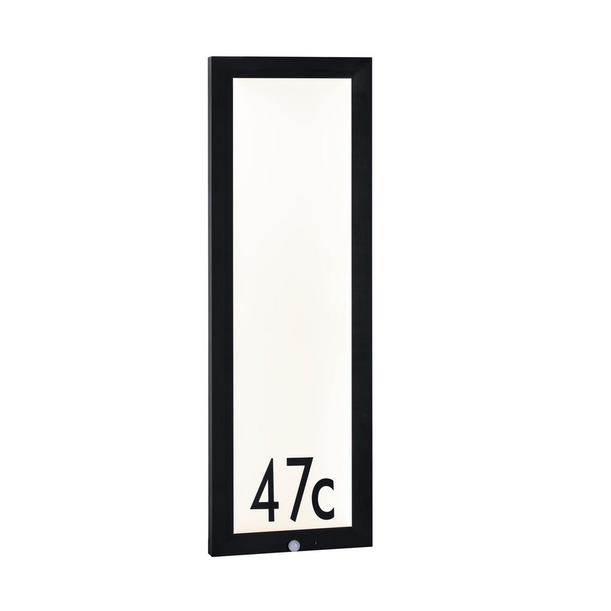 Paulmann 94257 - LED/19W IP44 House number with sensor 230V