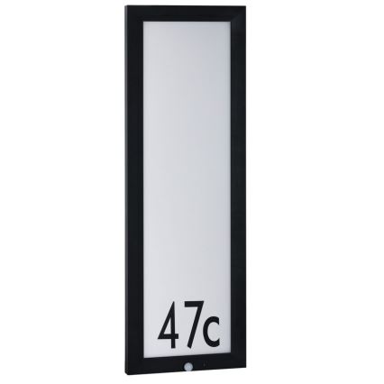 Paulmann 94257 - LED/19W IP44 House number with sensor 230V