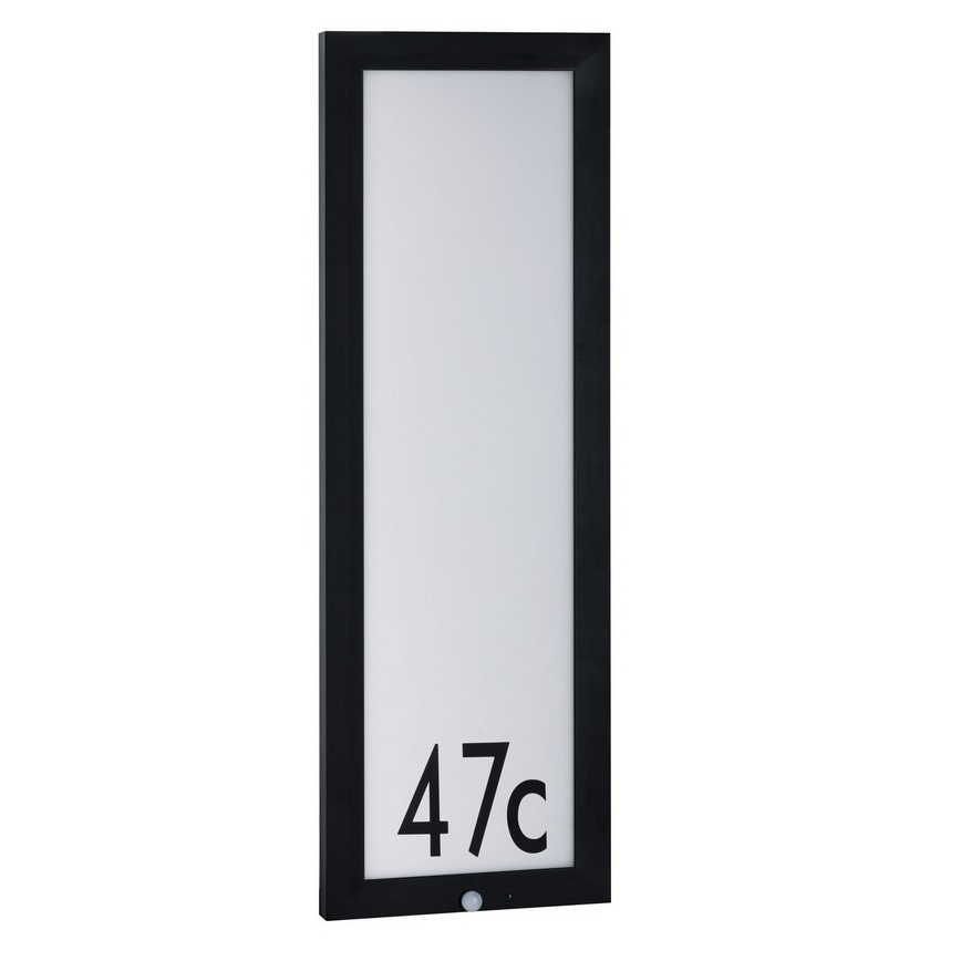 Paulmann 94257 - LED/19W IP44 House number with sensor 230V