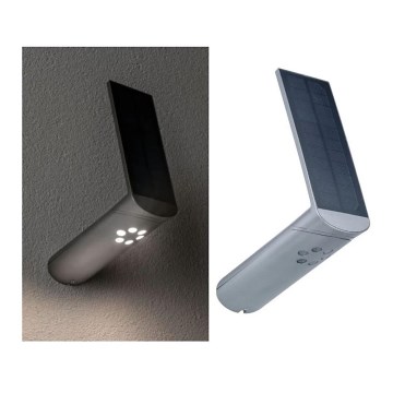 Paulmann 94261 - LED/1,2W IP44 Solar wall light with a sensor ILIAS 3,7V
