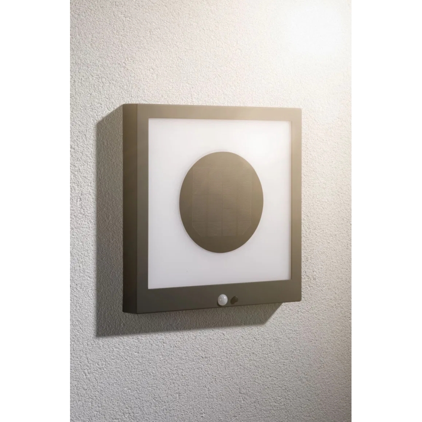 Paulmann 94263 - LED/1,2W IP44 Solar wall light with sensor TAIJA 3,7V